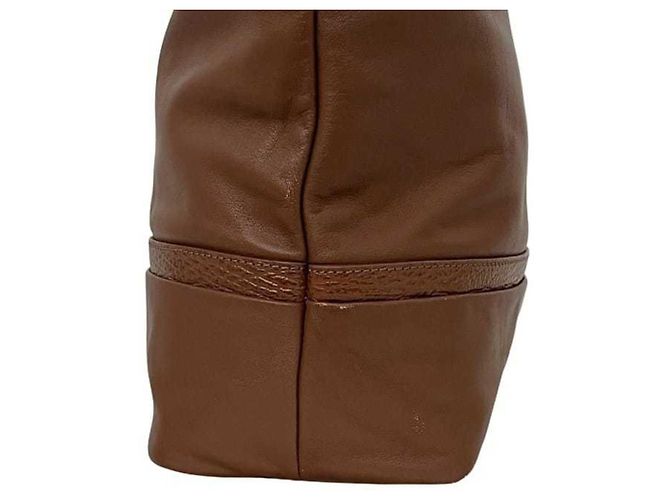 Bally braune Leder-Tote-Tasche - Ansicht 8