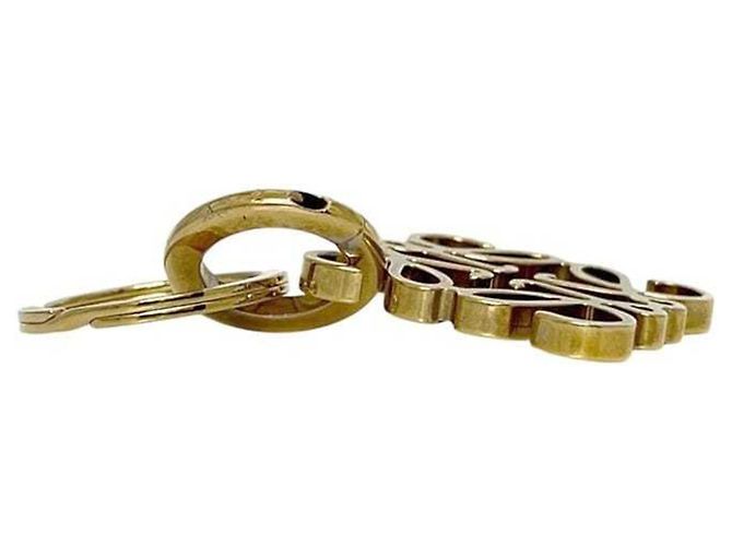 Portachiavi in Oro Loewe con Charm Anagramma D'oro - vista 3