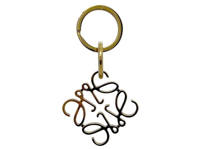 Portachiavi in Oro Loewe con Charm Anagramma D'oro - vista 4
