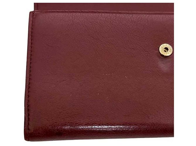 Cartera Larga Bordeaux Chanel Burdeos - vista 10