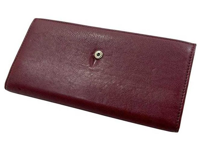 Cartera Larga Bordeaux Chanel Burdeos - vista 6