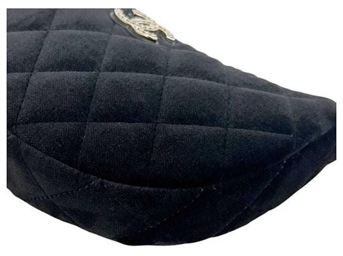 Borsa a spalla con catena a mezzaluna Chanel Nero - vista 6