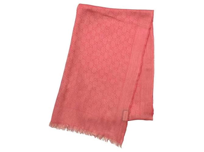 Stola in cotone rosa Gucci - vista 2