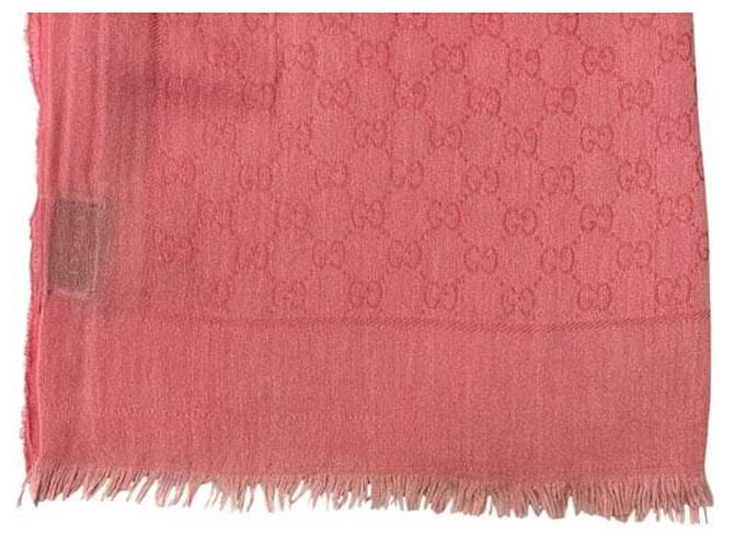 Stola in cotone rosa Gucci - vista 4