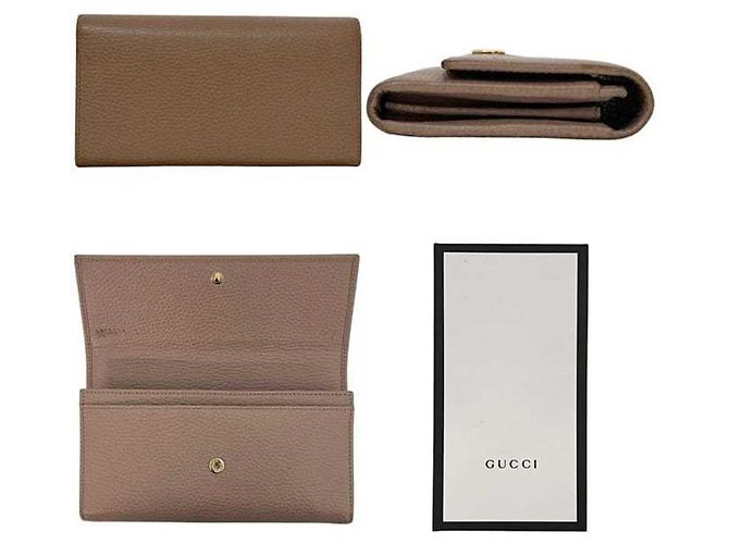 Marmont Gucci GG Bifold Langbörse Beige - Ansicht 3