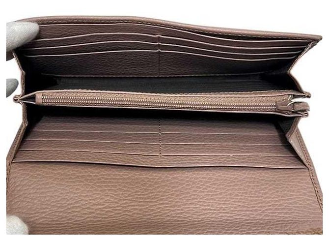 Marmont Gucci GG Bifold Langbörse Beige - Ansicht 4