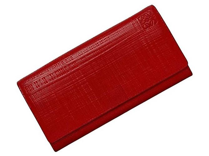 Loewe Bifold Langbörse in Rot - Ansicht 2