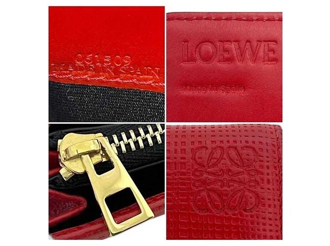 Loewe Bifold Langbörse in Rot - Ansicht 7