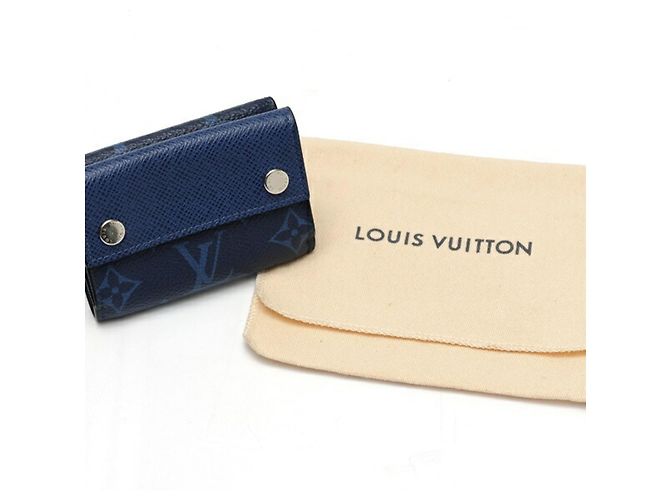 Billetera Compacta Discovery Louis Vuitton Azul - vista 10