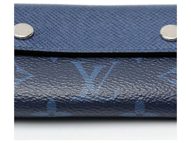 Billetera Compacta Discovery Louis Vuitton Azul - vista 3