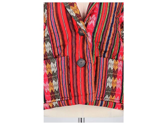 La Prestic Ouiston Red silk jacket - view 3