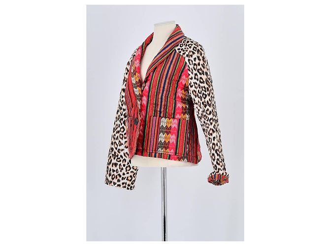 La Prestic Ouiston Red silk jacket - view 4