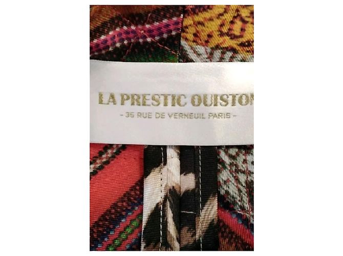 La Prestic Ouiston Red silk jacket - view 7