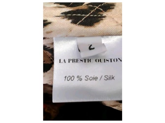 La Prestic Ouiston Red silk jacket - view 8