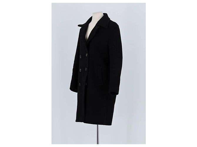 Gerard Darel Abrigo de lana negro - vista 4