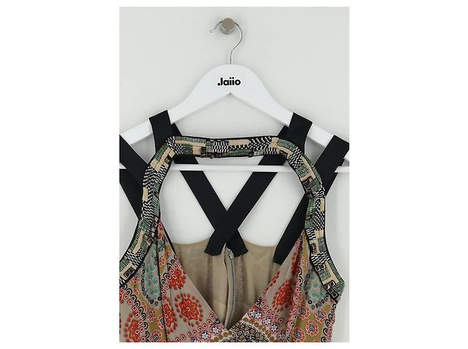 Etro Vestido de seda beige - vista 2