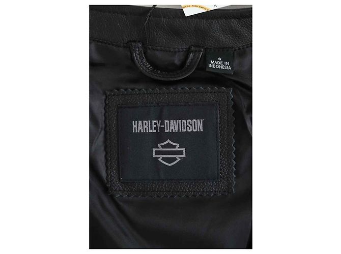 Autre Marque Top senza maniche in pelle nera Nero - vista 7