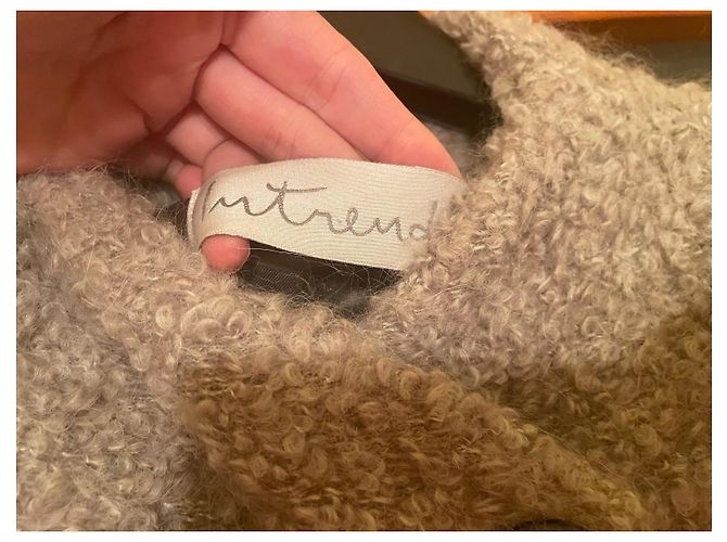 Abrigo Max Mara INTREND lana mohair alpaca gris - vista 11