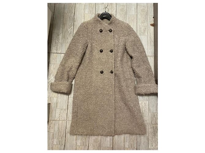 Abrigo Max Mara INTREND lana mohair alpaca gris - vista 2