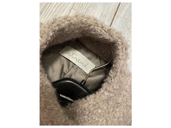 Abrigo Max Mara INTREND lana mohair alpaca gris - vista 4