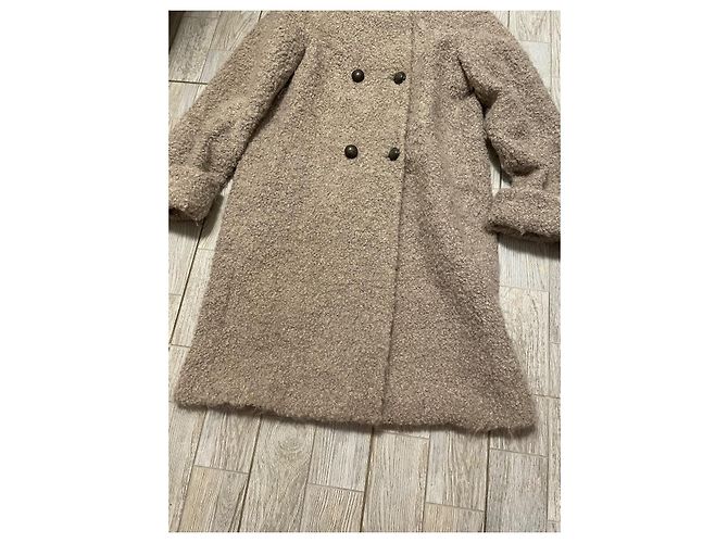Abrigo Max Mara INTREND lana mohair alpaca gris - vista 5