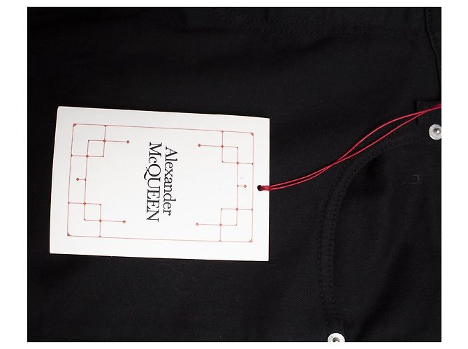 Jeans neri Alexander McQueen Nero - vista 6