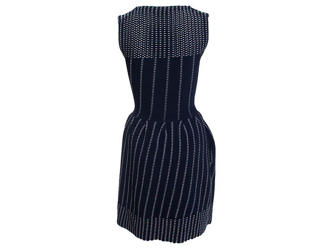 Vestido azul plisado elástico Maje - vista 2