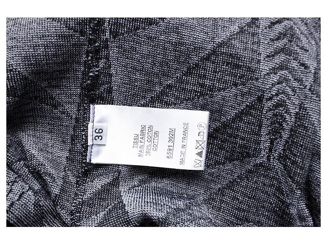 Vestido Balmain de stretch con estampado gráfico Negro - vista 6