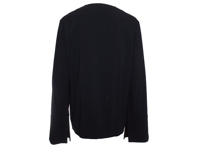 Blusa nera Marni con fiocco e maniche a sbuffo Nero - vista 2