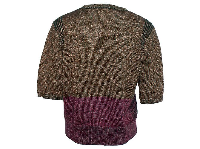 Top de Lurex rosa de Dries van Noten - vista 2