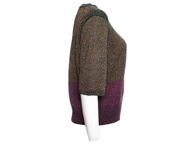 Top de Lurex rosa de Dries van Noten - vista 4