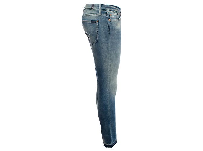 Jeans azul desgastado 7 for all mankind - vista 4