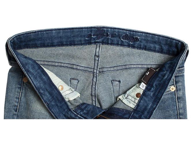 Jeans azul desgastado 7 for all mankind - vista 6