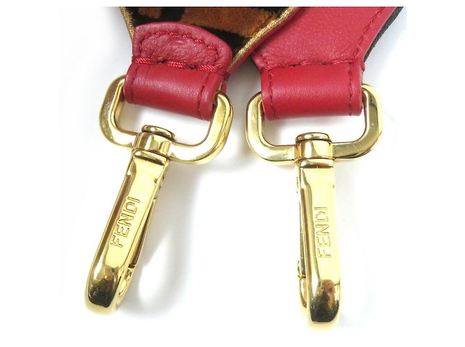 Zucca FENDI Mini Strap You Schultertasche aus Samt - Ansicht 4