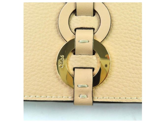 Cartera de cuero beige Sandy Darryl de Chloé - vista 8