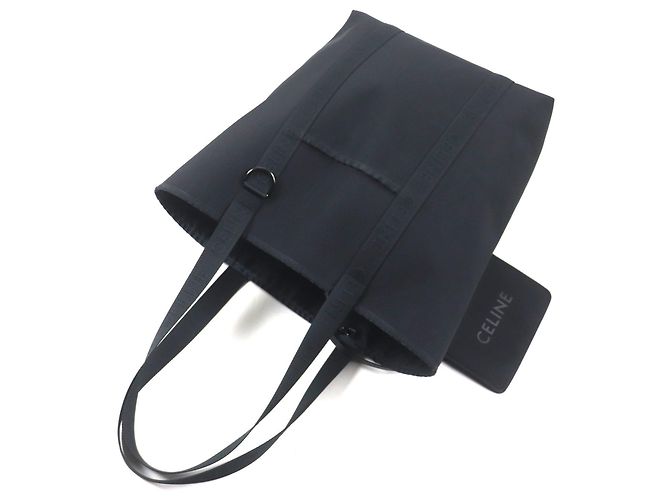 Céline Sac cabas vertical Trekking de Celine Noir - vue 6