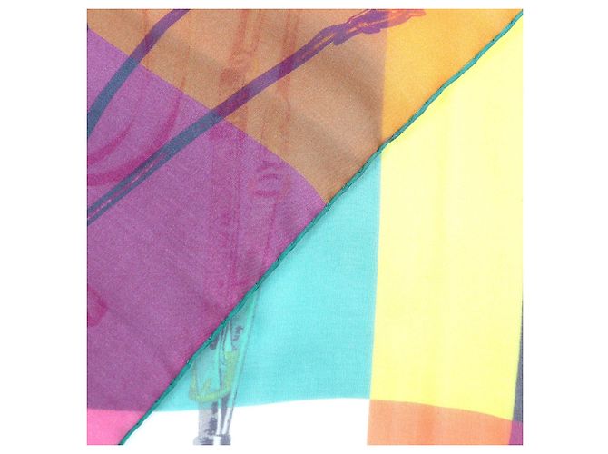 Sciarpa in seta Brides Rebelles di Hermès Multicolore - vista 3