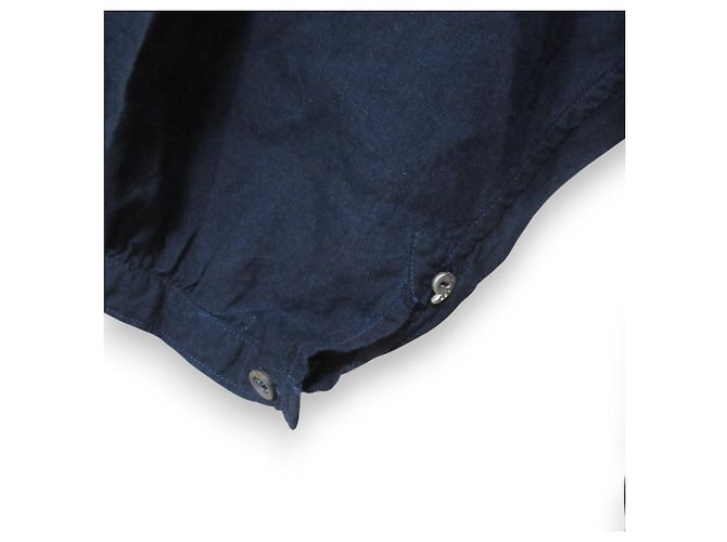 Autre Marque 45R Hemdblusenkleid mit Raffung Blau - Ansicht 5