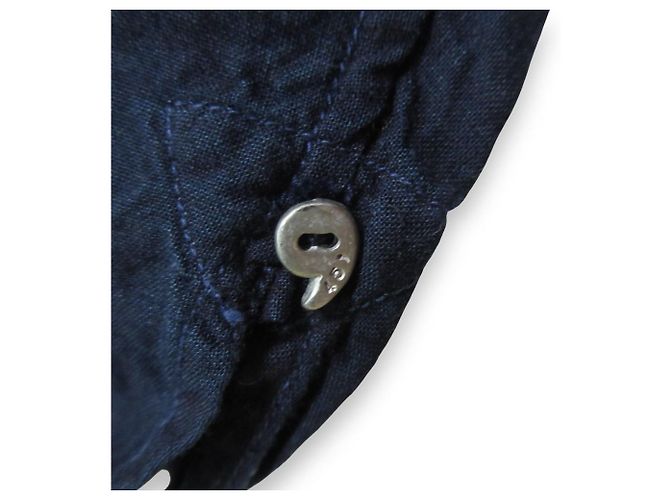 Autre Marque 45R Hemdblusenkleid mit Raffung Blau - Ansicht 7