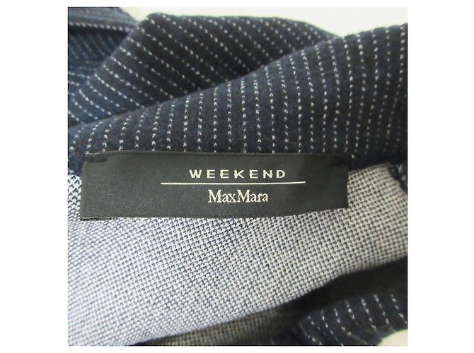 Vestido Largo Rayado Max Mara Weekend Azul Azul marino - vista 3
