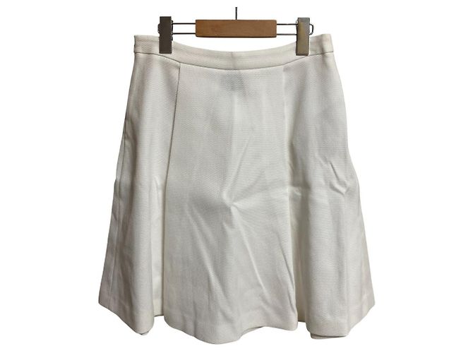 Falda plisada en caja Boutique Moschino Blanco - vista 2