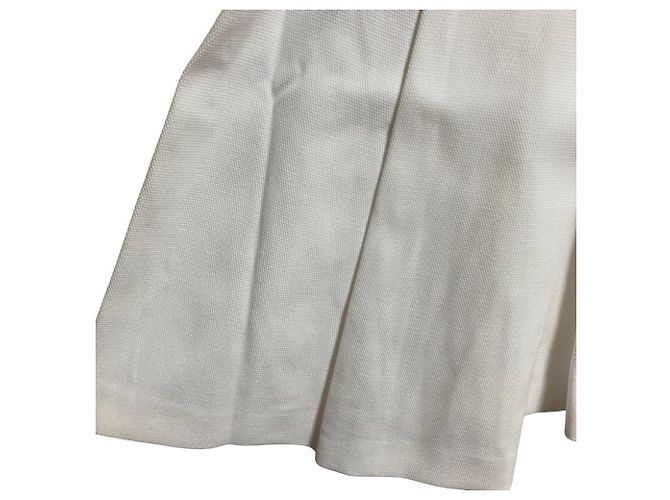 Falda plisada en caja Boutique Moschino Blanco - vista 3