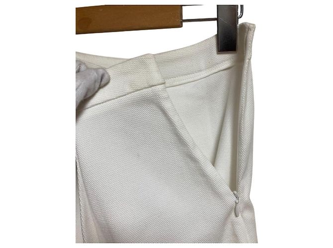 Falda plisada en caja Boutique Moschino Blanco - vista 4