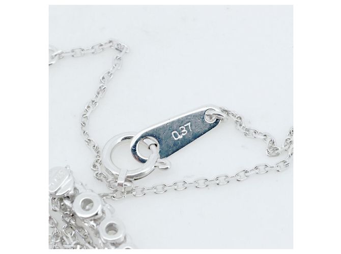 Collana in diamante Mikimoto K18WG Argento - vista 4