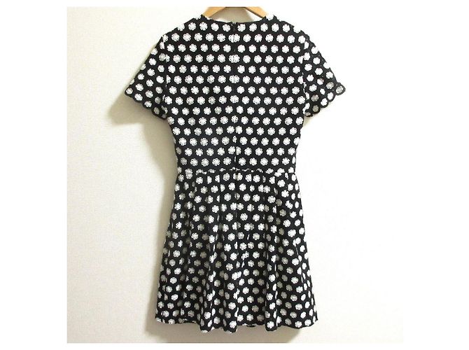 Autre Marque Blugirl Schlagkleid Schwarz Weiß - Ansicht 2