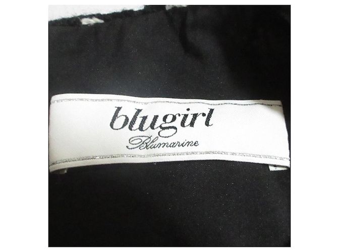 Autre Marque Blugirl Schlagkleid Schwarz Weiß - Ansicht 9