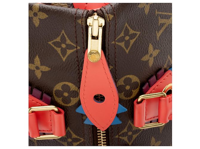 Louis Vuitton Limited Edition Monogram Canvas Totem Speedy 30 Tasche Braun - Ansicht 9