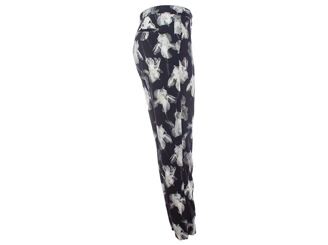 Paul Smith-Hosen mit verblasstem Blumenmuster Blau - Ansicht 3