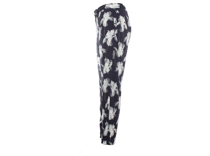 Paul Smith-Hosen mit verblasstem Blumenmuster Blau - Ansicht 4