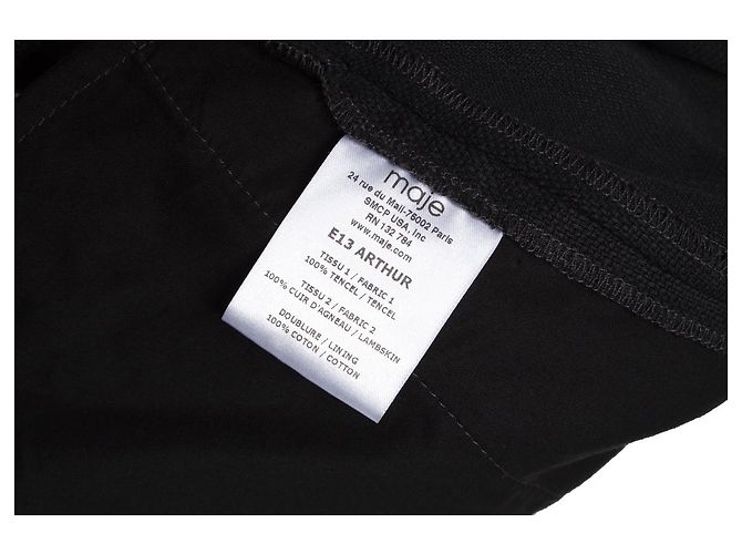 Pantaloncini neri Maje Nero - vista 5